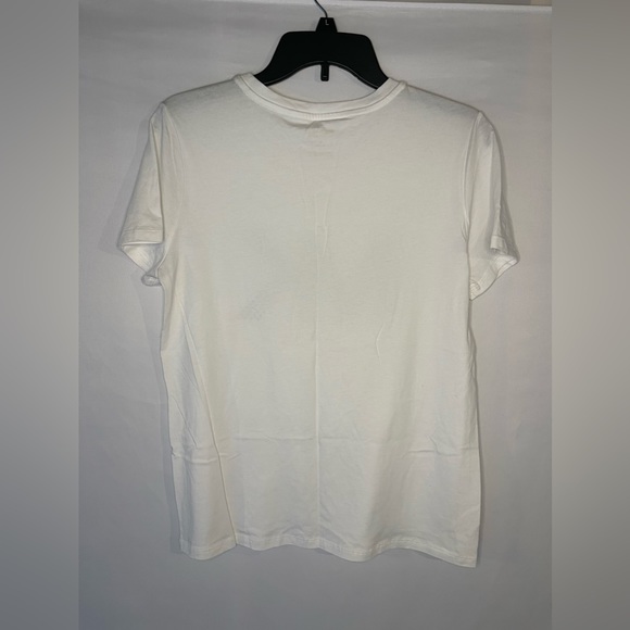 Michael Kors Tee Shirt with Raised Gold Embellishments, Size M - Picture 2 of 3